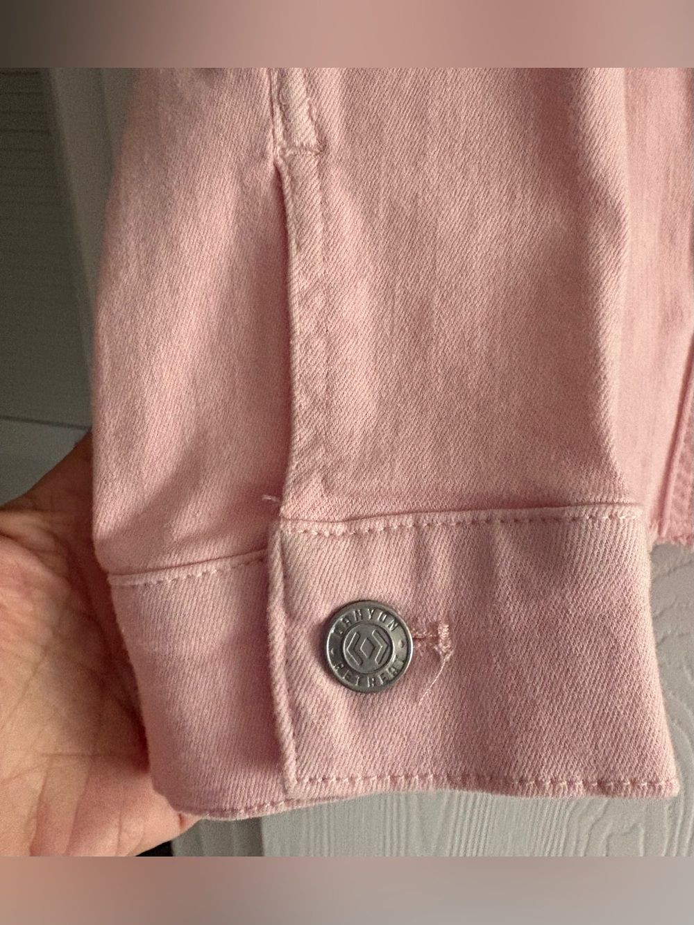 Pretty pink Denim & Co “ canyon retreat “ Jean Jacket 1x - Picture 2 of 6